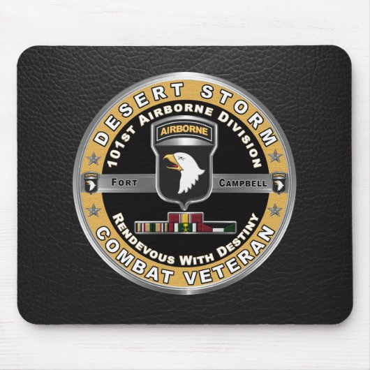 Tapis De Souris 101e division aéroportée Tempête du désert (Devant)