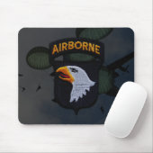 Tapis De Souris 101e division aéroportée vétérinaires patch Mousep (Avec souris)