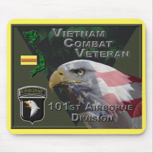Tapis De Souris 101st Airborne Div Vietnam Combat Veteran