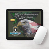 Tapis De Souris 101st Airborne Division Vietnam Veteran (Avec souris)