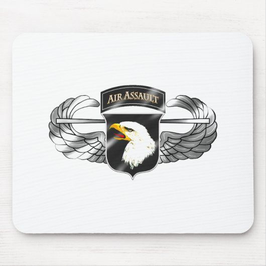 Tapis De Souris 101st Assaut aérien criant Eagles (Devant)