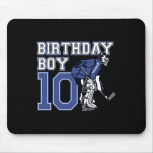 Tapis De Souris 10 ans de hockey sur glace gardien de but à thème