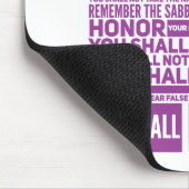 Tapis De Souris 10 Commandements Mousepad (Coin)