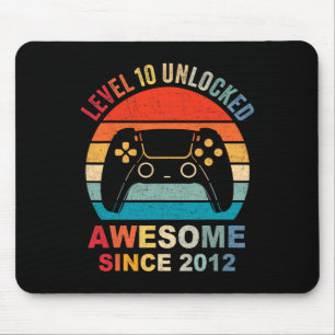Tapis De Souris 10 Déverrouillé Awesome 2012 jeu vidéo 10e anniver