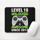 Tapis De Souris 10 Déverrouillé Awesome depuis 2013 10e anniversai (Avec souris)