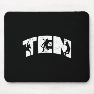 Tapis De Souris 10e anniversaire Retro Badminton 10 ans Boy Gir