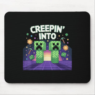 Tapis De Souris 11e Anniversaire Gamer Pixel Creepin’ In 11 Vidéo 