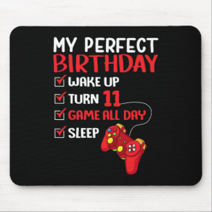 Tapis De Souris 11ème Anniversaire Parfait Jeu 11 Ans Jeu Bo