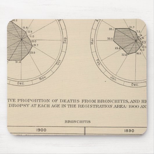 Tapis De Souris 123 Maladies mortelles système respiratoire, bronc (Devant)
