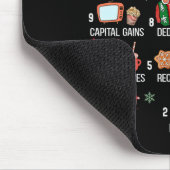 Tapis De Souris 12 Days Of An Accountant, Xmas Party, Funny Accoun (Coin)