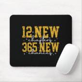 Tapis De Souris 12 New Chapters 365 New Chances Happy New Year Par (Avec souris)
