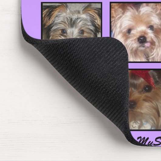 Tapis De Souris 12 YORKIES MIGNONS - Mousepad customisé (Coin)