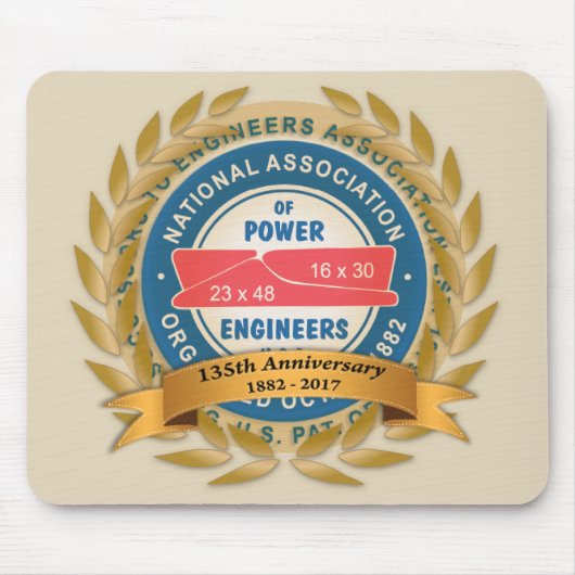 Tapis De Souris 135th Anniversaire Mousepad (Devant)