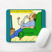 Tapis De Souris 1396 Dîner Chat Temps Dîner Cartoon (Avec souris)