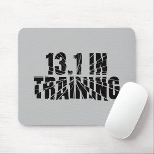 Tapis De Souris 13.1 En formation Moitié Marathon coureur verre ca