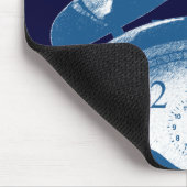Tapis De Souris 13 heures de bleu (Coin)