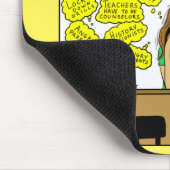 Tapis De Souris 1409 Stress De L'Enseignant Et Cartoon Inquiète (Coin)