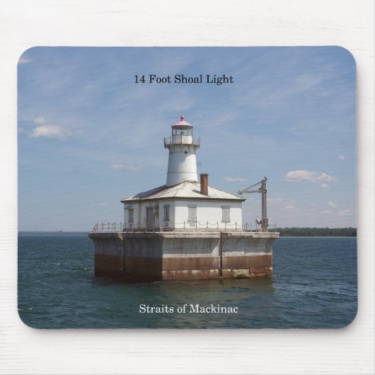 Tapis De Souris 14 Pied Shoal Light mousepad (Devant)