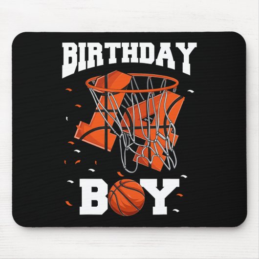 Tapis De Souris 14e anniversaire Basketball enfants (Devant)