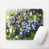 Tapis De Souris 15:5 Mousepad de John de vignoble de raisins (Avec souris)