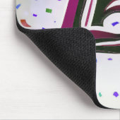 Tapis De Souris 15ème Texte Avec Confetti Du Parti (Coin)
