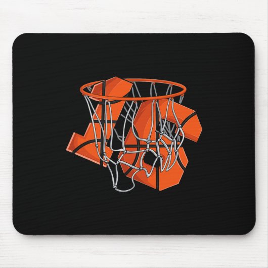 Tapis De Souris 16e anniversaire Basketball enfants (Devant)
