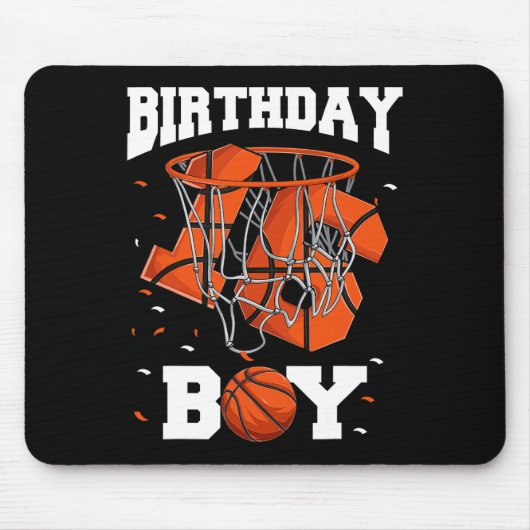 Tapis De Souris 16e anniversaire Basketball enfants1 (Devant)