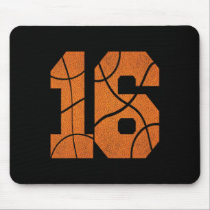 Tapis De Souris 16e anniversaire Basketball Garçons Enfants