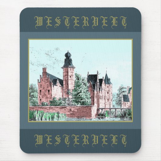 Tapis De Souris 1729 A. de Haen Dutch Kasteel WESTERVELT (Devant)