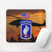 Tapis De Souris 173e brigade aéroportée vétérans (Avec souris)