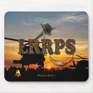 Tapis De Souris 173e LRRPS aéroporté LRRP vietnam vétérinaires Mou