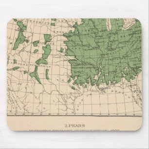 Tapis De Souris 174 Pommes, poires, régions principales