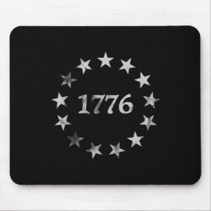 Tapis De Souris 1776 Style Vintage patriotique Usa 4 juillet