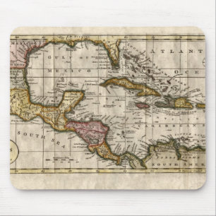 Tapis De Souris 1790 Map of The West Indies by Dilly and Robinson