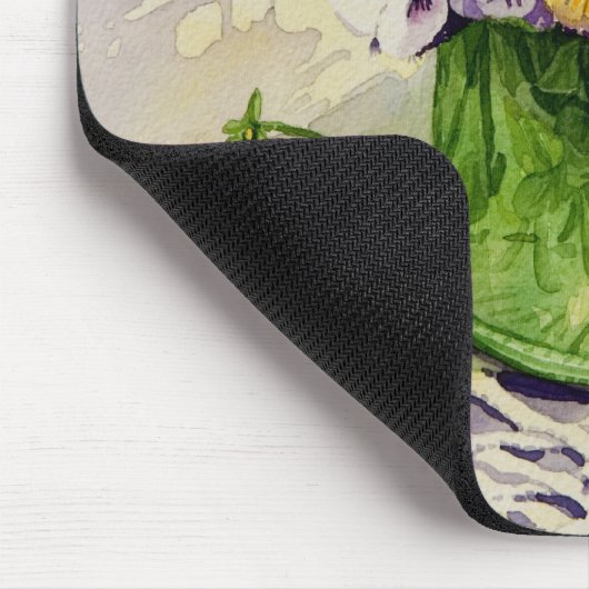 Tapis De Souris 1794 pensées dans le broc en verre vert (Coin)