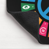 Tapis De Souris 17 Objectifs de développement durable des Nations  (Coin)
