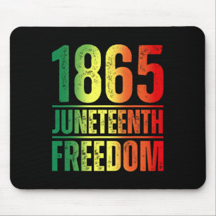 Tapis De Souris 1865 Femmes Hommes JunetDix Liberté Africaine-Amér