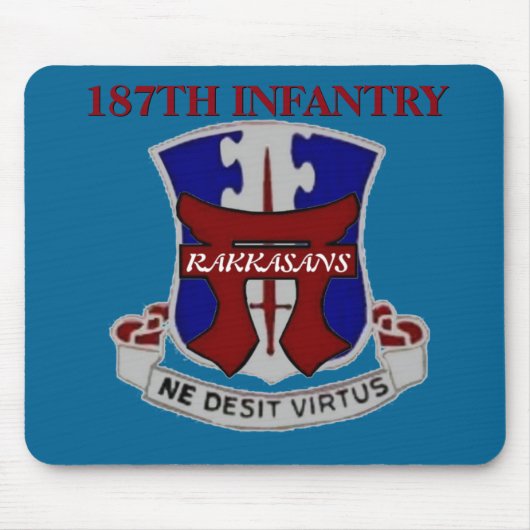 TAPIS DE SOURIS 187TH INFANTERIE RAKKASANS MOUSEPAD (Devant)