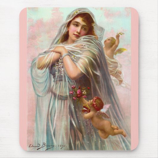 Tapis De Souris 1891 Edouard Bisson La Fiancée (Devant)