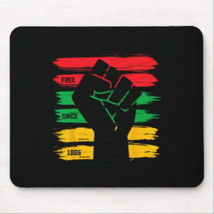 Tapis De Souris 18ème Libre Depuis 1865 Black History Freedom F
