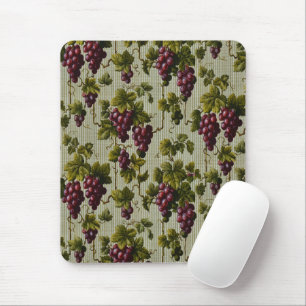 Tapis De Souris 1900 Raisins Vintages Fruits Botanique