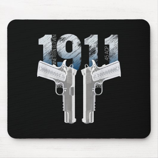Tapis De Souris 1911 Handgun Pro Gun 2nd Amendment Gift (Devant)