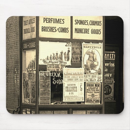 Tapis De Souris 1912 Store Window Vaudeville Pro-Union Manicure (Devant)