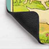 Tapis De Souris 1914 deux chiens en course (Coin)