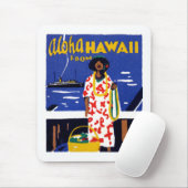 Tapis De Souris 1920 Aloha d'Hawaï (Avec souris)