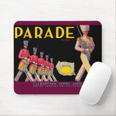 Tapis De Souris 1930 Parade citron crate étiquette (Avec souris)