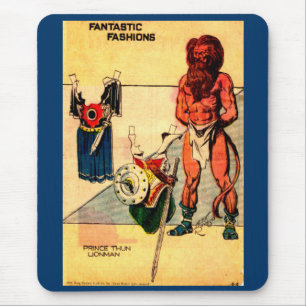 Tapis De Souris 1930 Prince Thun Lion Man poupée papier Flash Gord