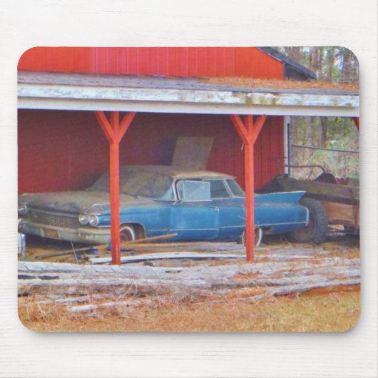 Tapis De Souris 1960 BLUE SADAND DEVILLE Antique voiture (Devant)