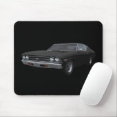 Tapis De Souris 1969 Chevelle SS : Finition noire : Mousepad (Avec souris)