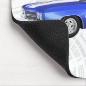 Tapis De Souris 1970 Chevelle SS : Finition bleue : Mousepad (Coin)